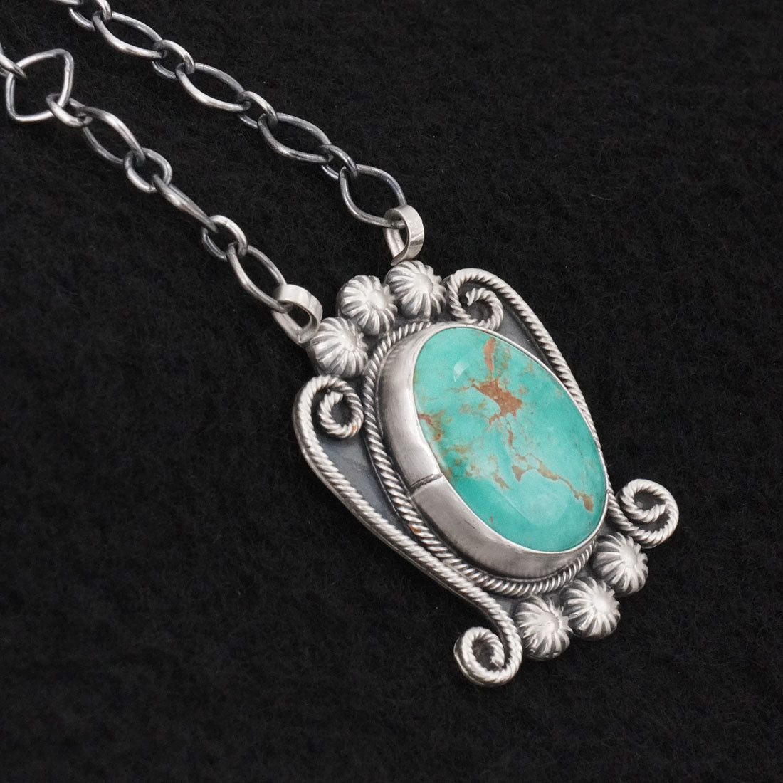 Cordell Platero Turquoise & Sterling Silver Necklace