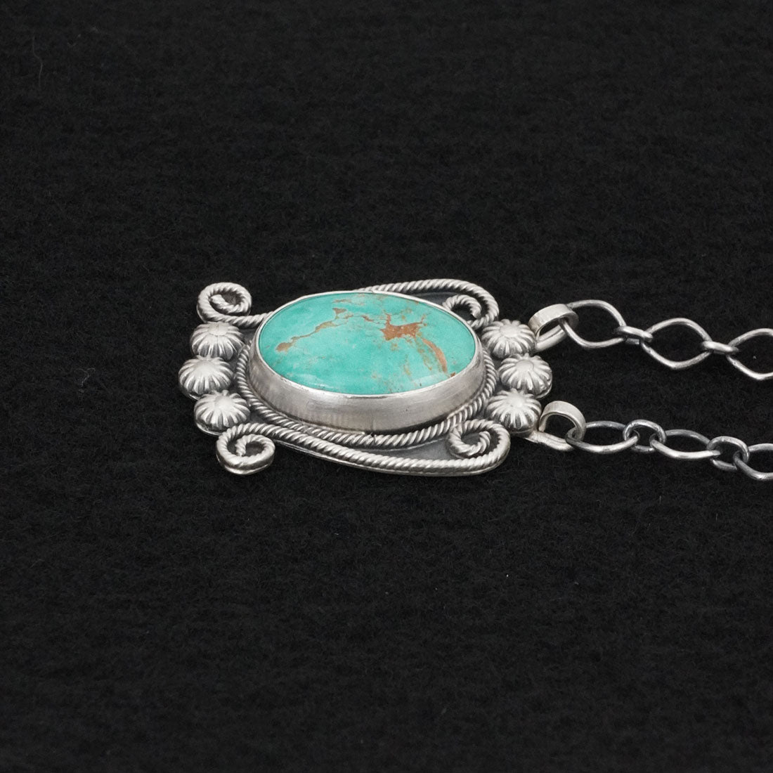 Cordell Platero Turquoise & Sterling Silver Necklace
