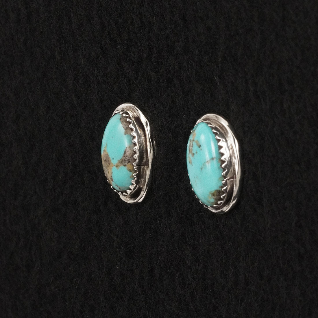 Ernest Hawthorne Turquoise & Sterling Silver Earrings