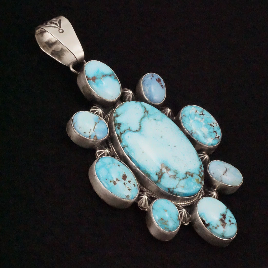 Darrin Livingston Turquoise & Sterling Silver Pendant