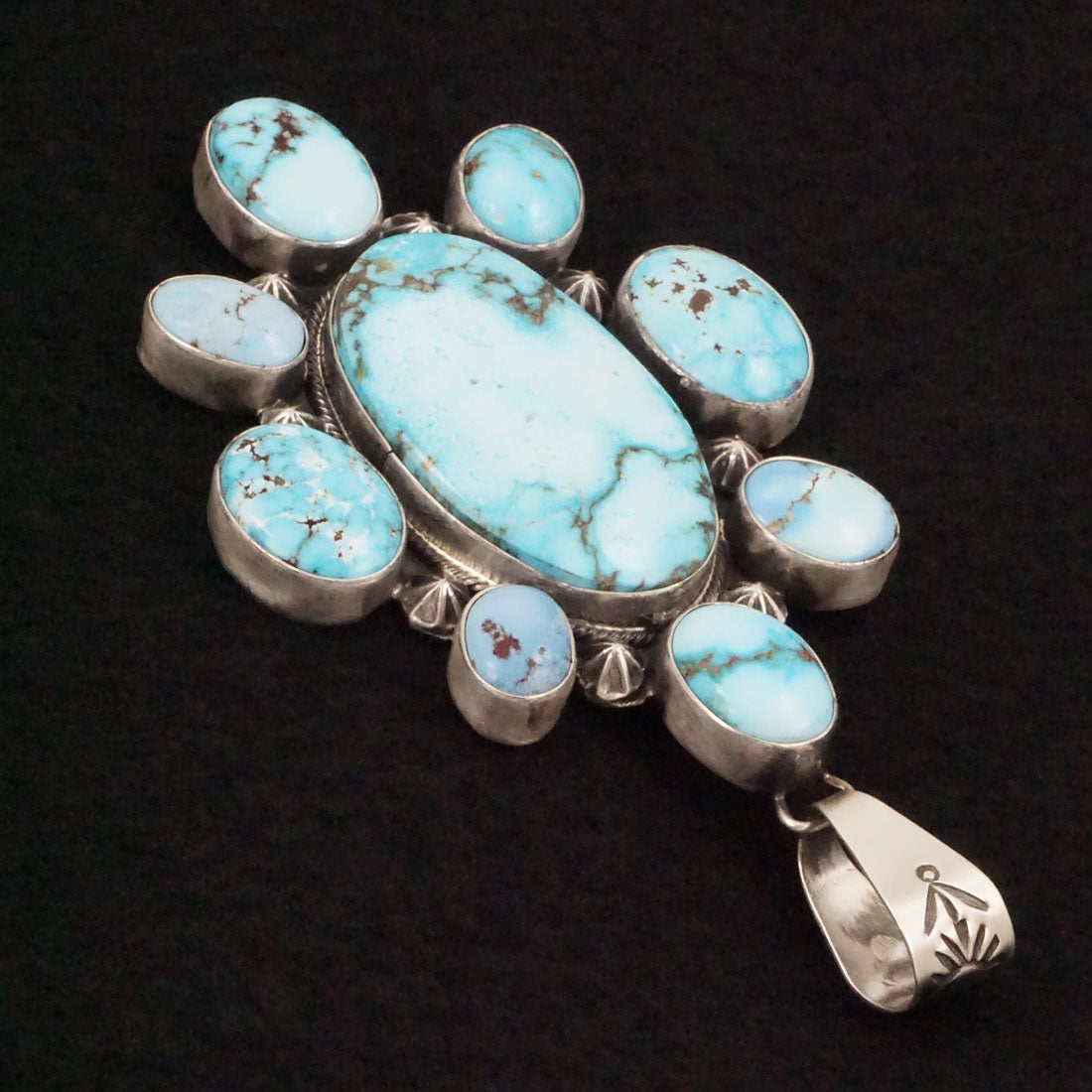 Darrin Livingston Turquoise & Sterling Silver Pendant