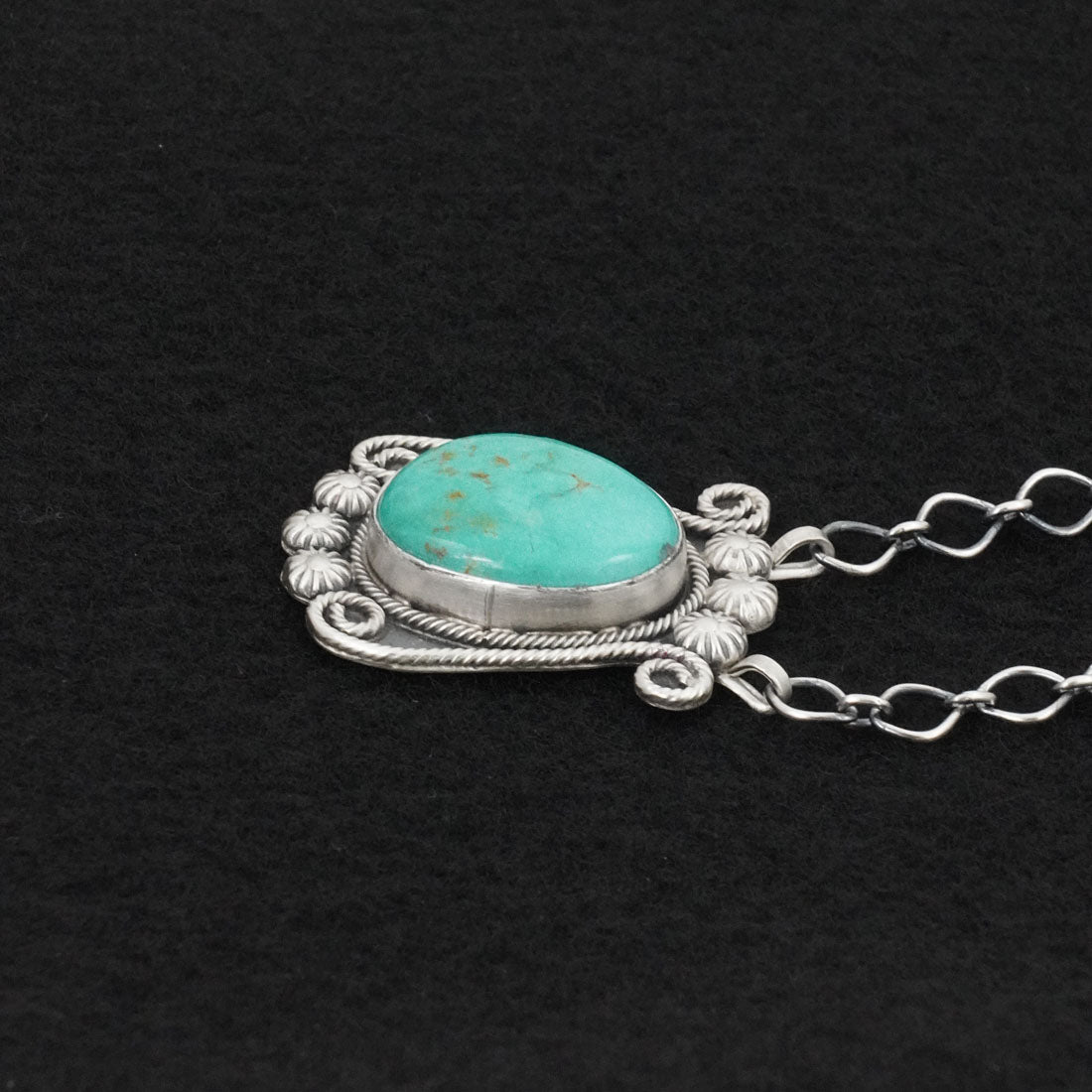 Cordell Platero Turquoise & Sterling Silver Necklace