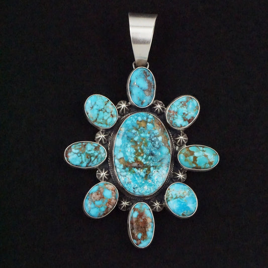 Darrin Livingston Turquoise & Sterling Silver Pendant