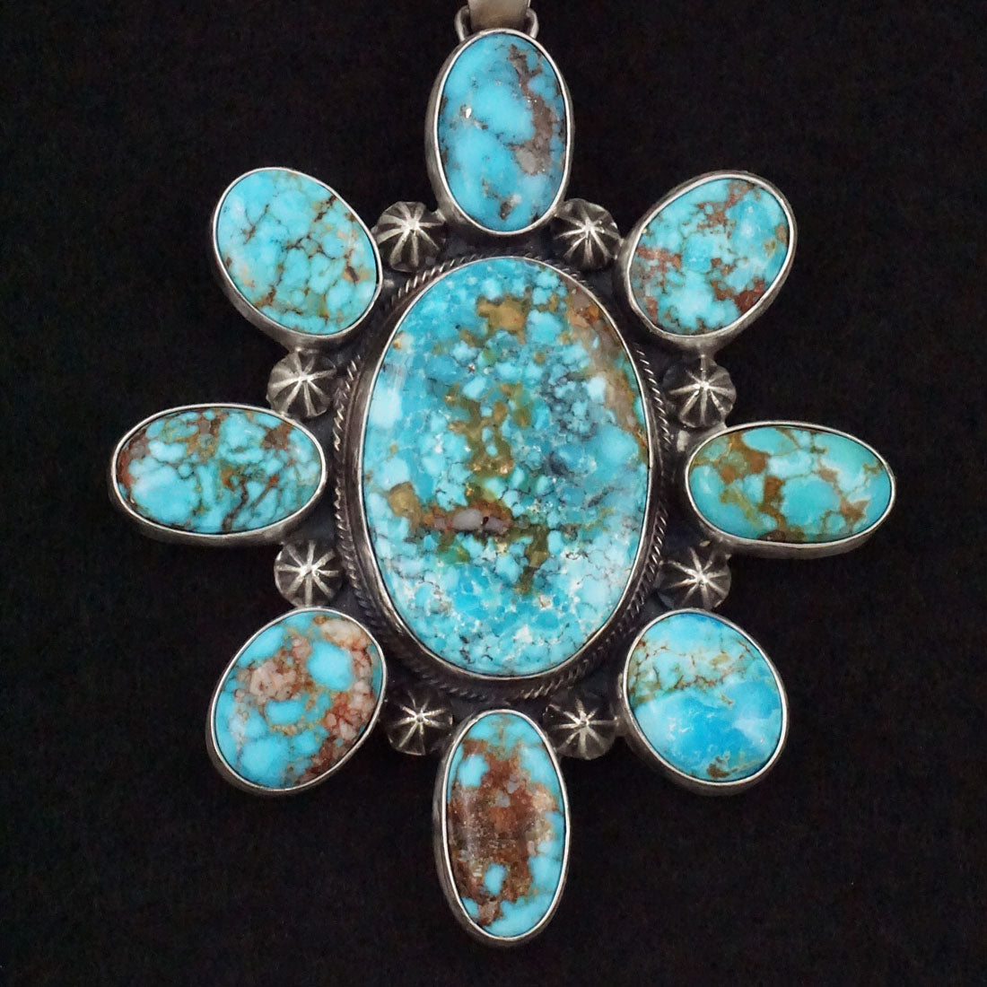 Darrin Livingston Turquoise & Sterling Silver Pendant