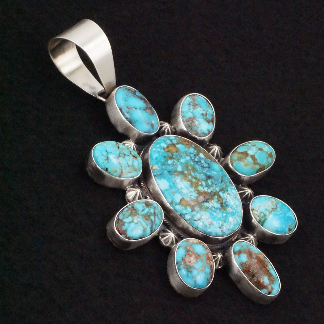 Darrin Livingston Turquoise & Sterling Silver Pendant