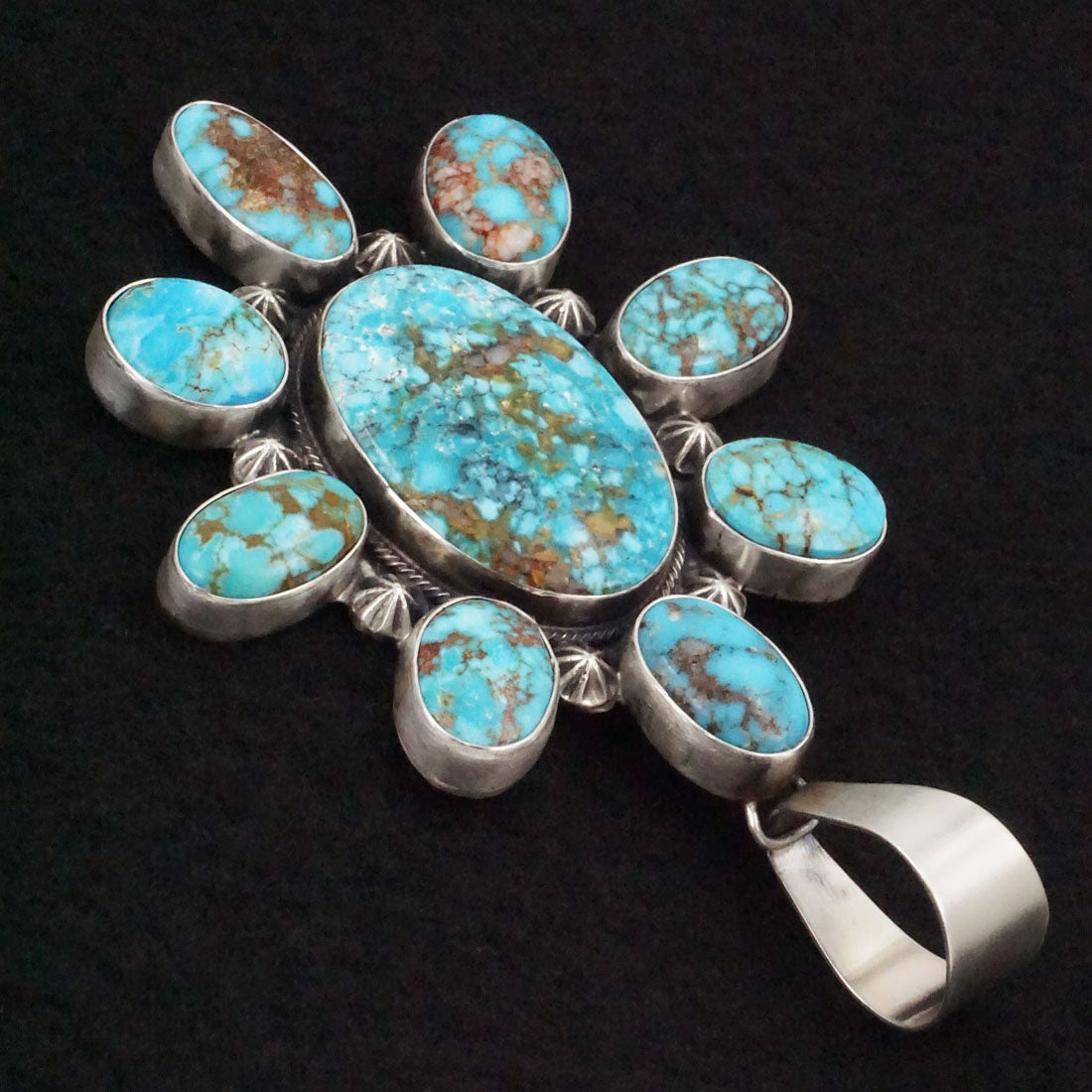 Darrin Livingston Turquoise & Sterling Silver Pendant