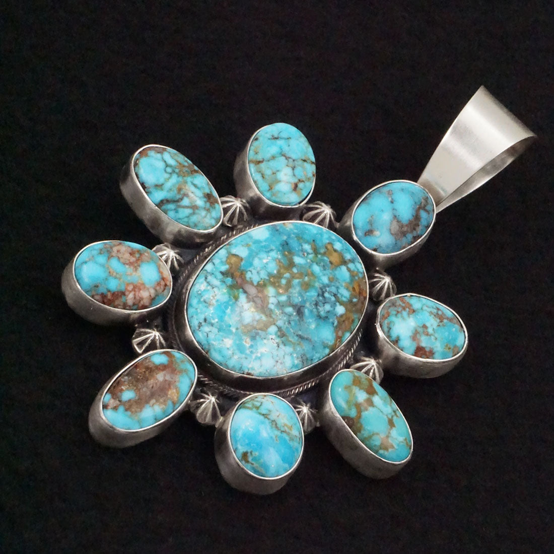 Darrin Livingston Turquoise & Sterling Silver Pendant