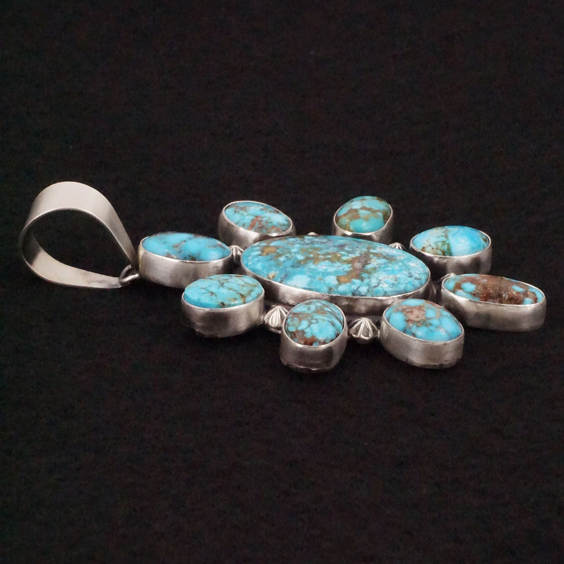 Darrin Livingston Turquoise & Sterling Silver Pendant