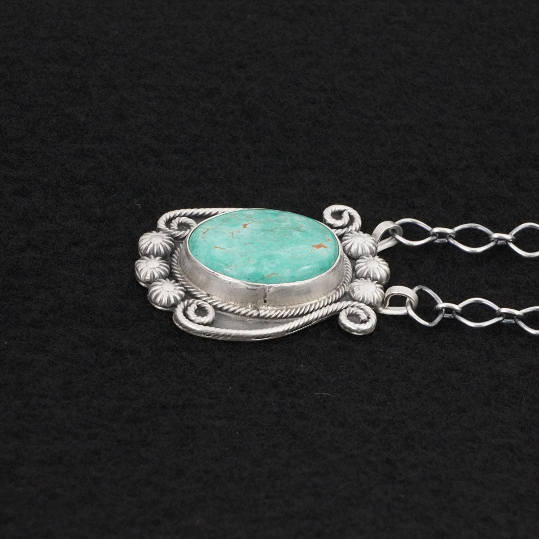 Cordell Platero Turquoise & Sterling Silver Necklace