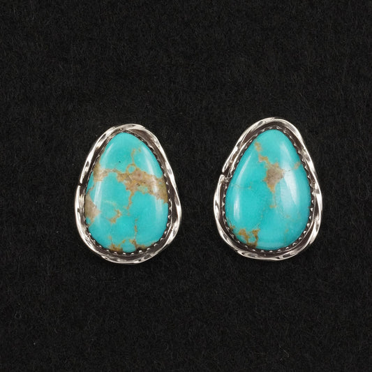 Ernest Hawthorne Turquoise & Sterling Silver Earrings