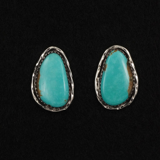 Ernest Hawthorne Turquoise & Sterling Silver Earrings