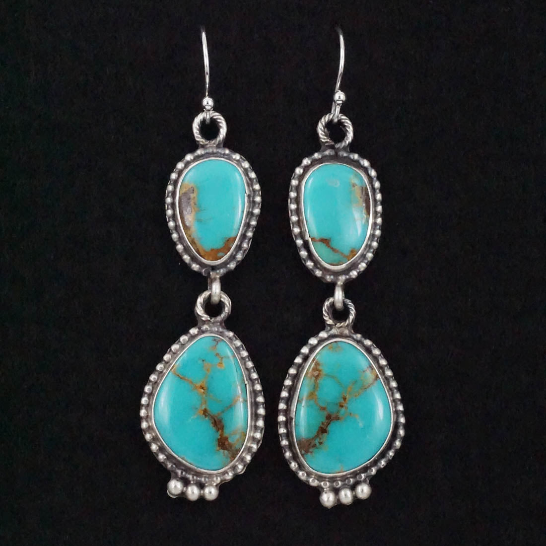 Jimmy Garcia Turquoise & Sterling Silver Earrings