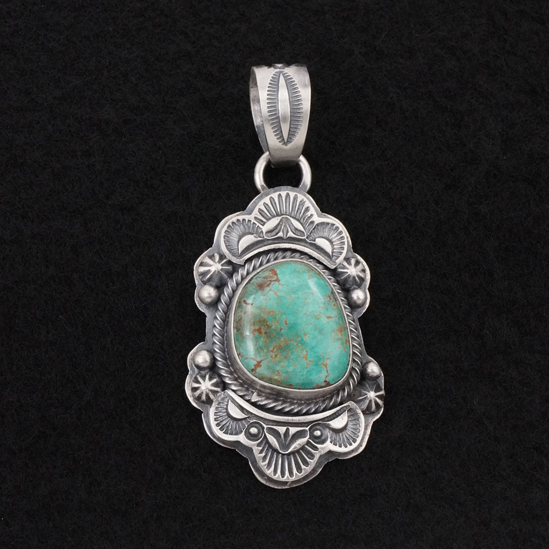 Randy Boyd Turquoise & Sterling Silver Pendant