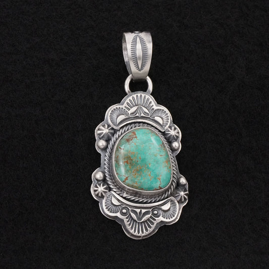 Randy Boyd Turquoise & Sterling Silver Pendant