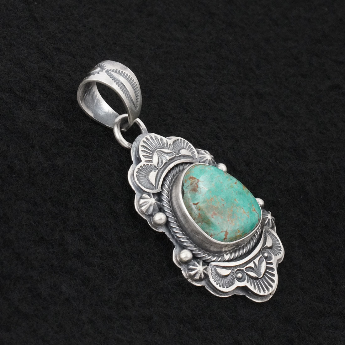 Randy Boyd Turquoise & Sterling Silver Pendant