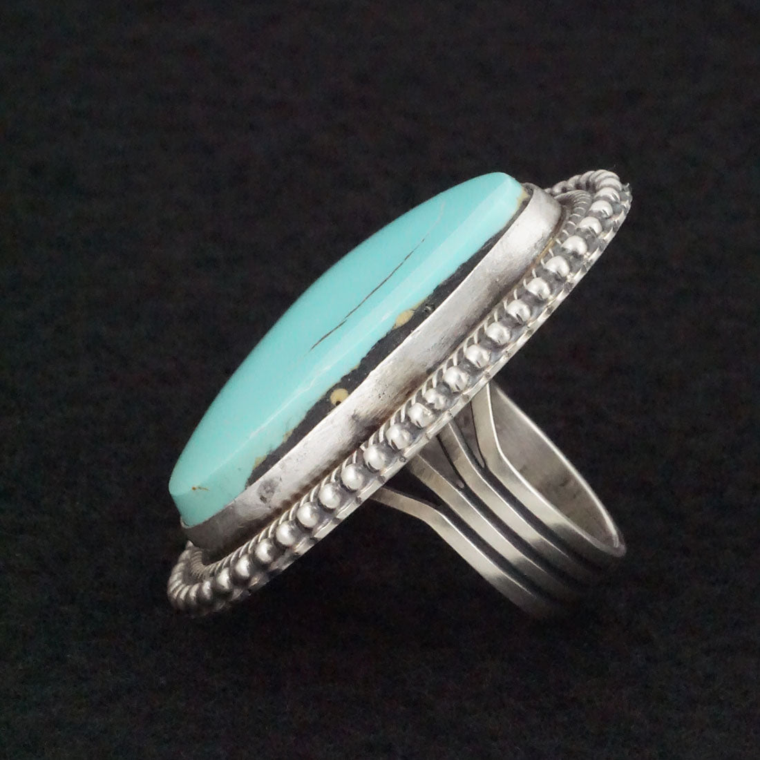 Randy Boyd Turquoise & Sterling Silver Ring Size 7.5