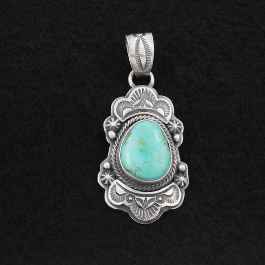 Randy Boyd Turquoise & Sterling Silver Pendant
