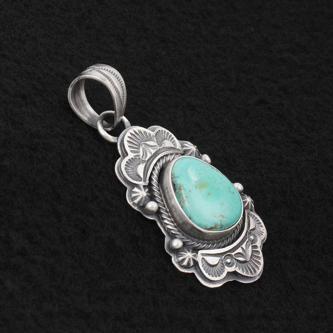 Randy Boyd Turquoise & Sterling Silver Pendant