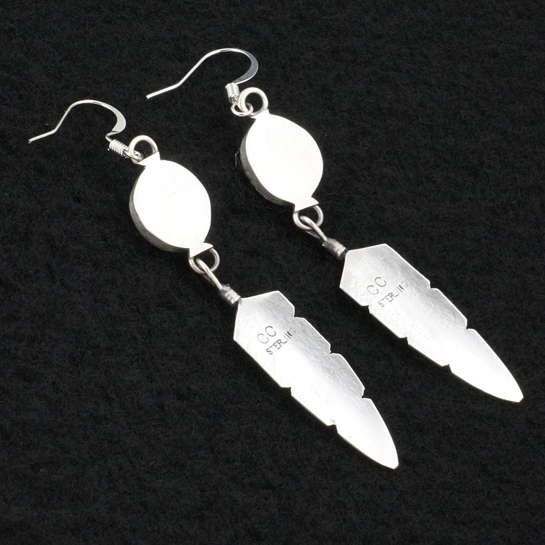 Chris Charley Turquoise & Sterling Silver Earrings