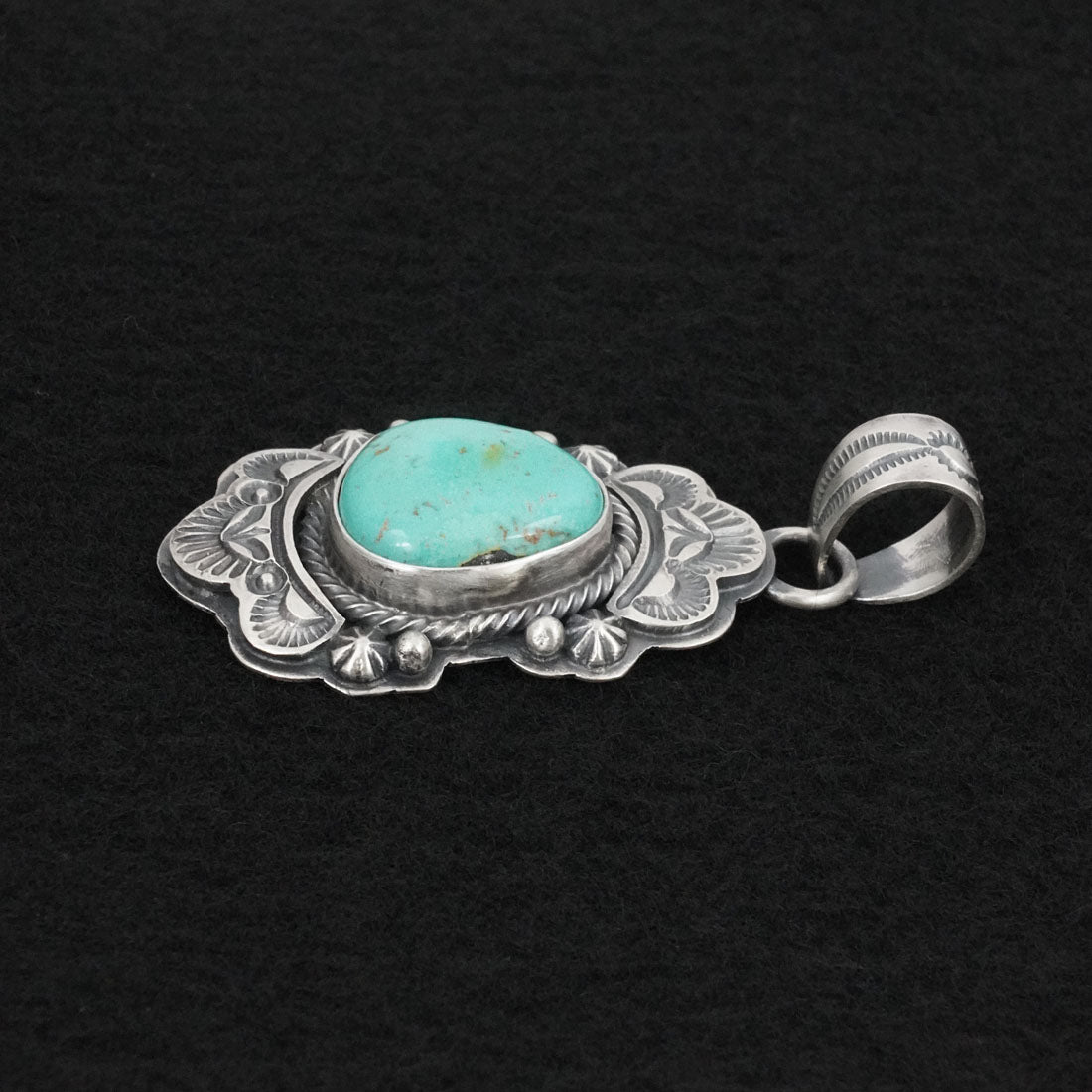Randy Boyd Turquoise & Sterling Silver Pendant