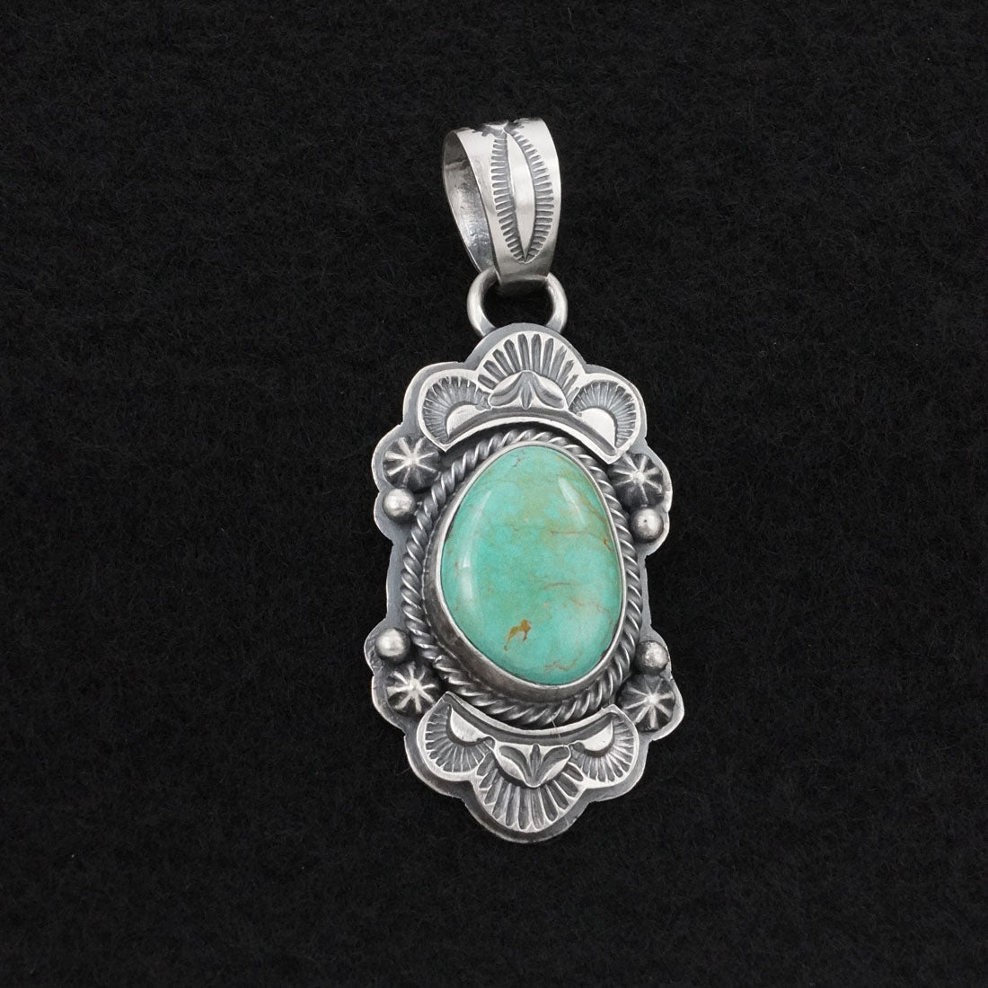 Randy Boyd Turquoise & Sterling Silver Pendant