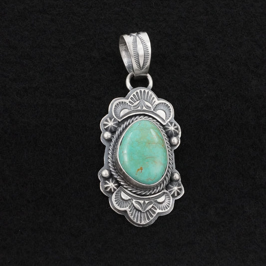 Randy Boyd Turquoise & Sterling Silver Pendant