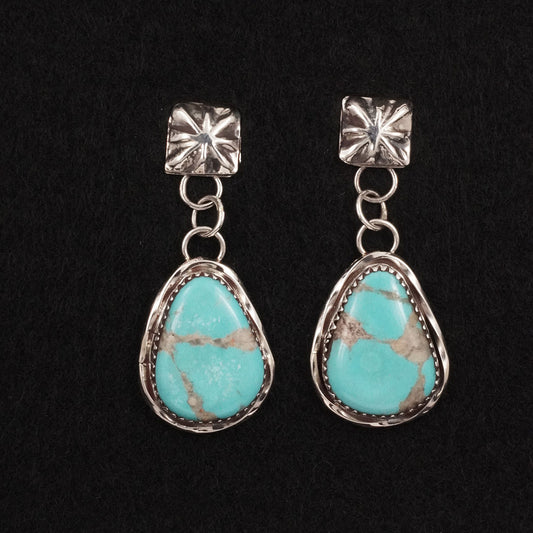 Ernest Hawthorne Turquoise & Sterling Silver Earrings