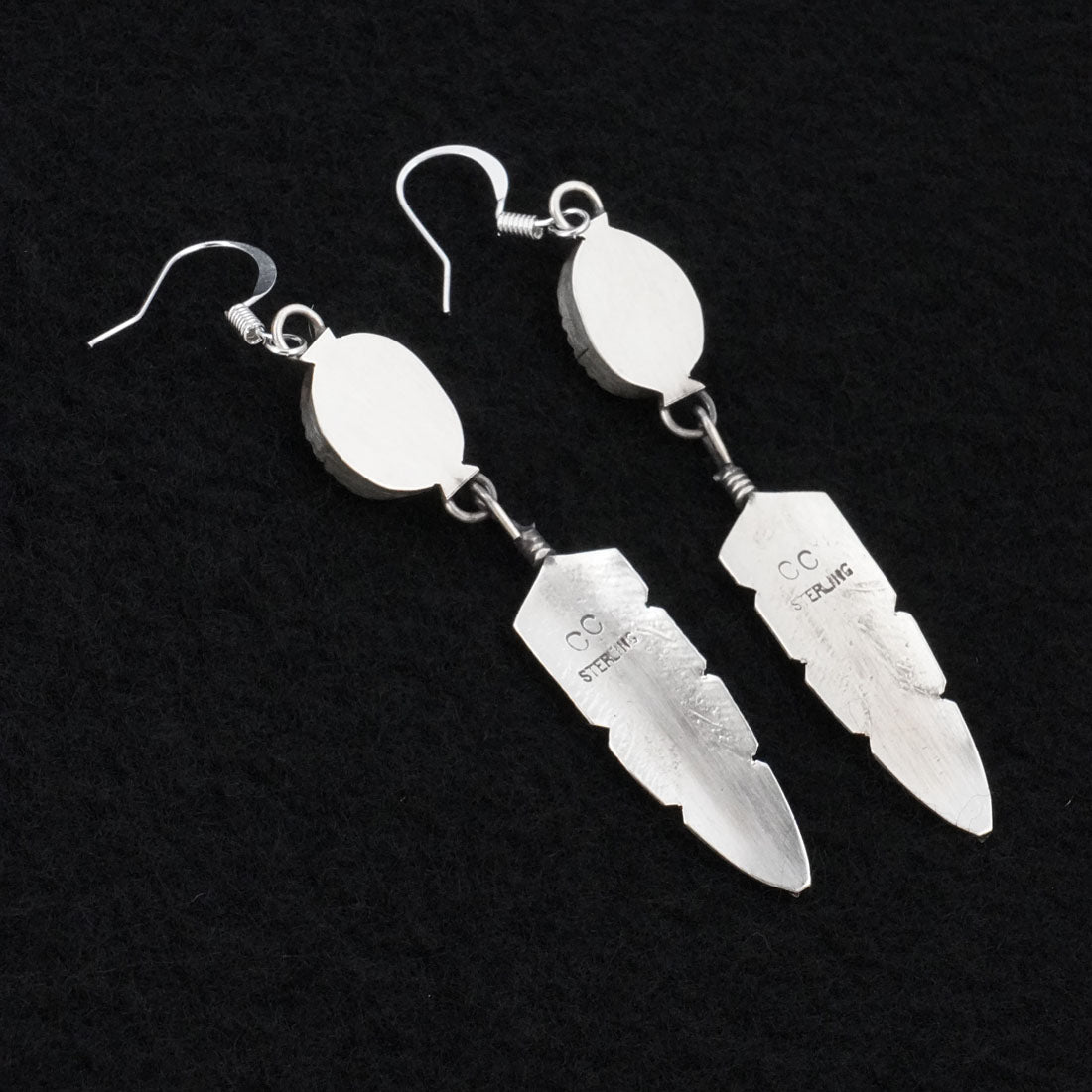 Chris Charley Turquoise & Sterling Silver Earrings