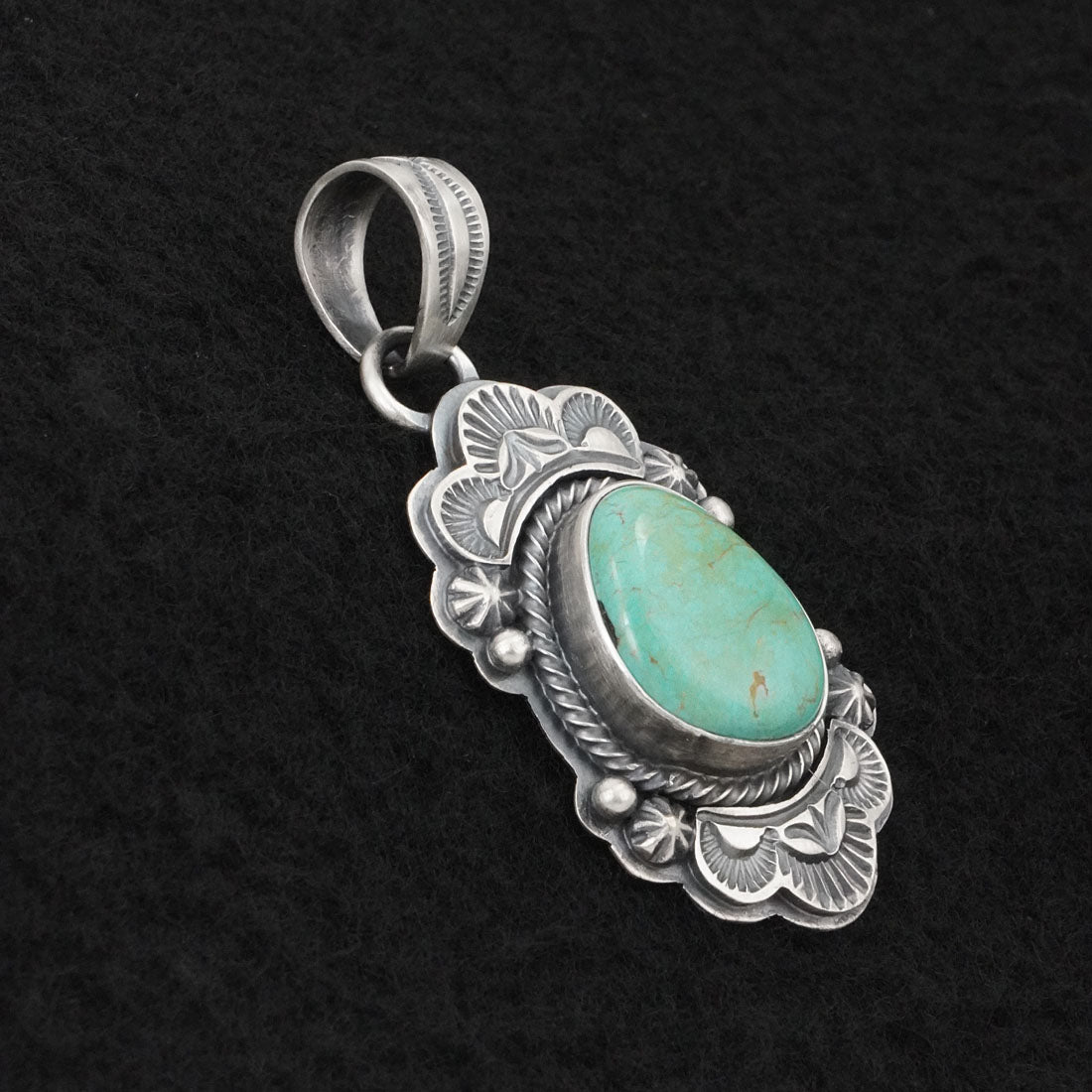 Randy Boyd Turquoise & Sterling Silver Pendant
