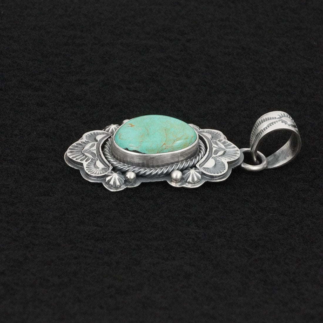 Randy Boyd Turquoise & Sterling Silver Pendant