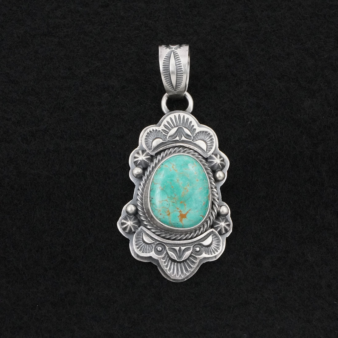 Randy Boyd Turquoise & Sterling Silver Pendant