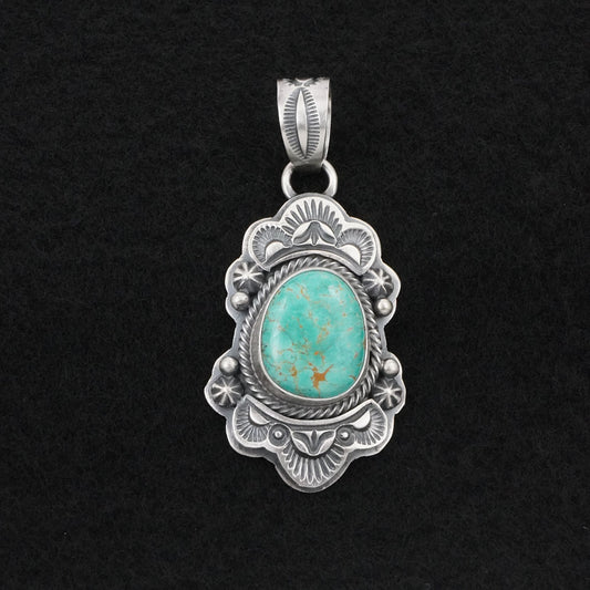 Randy Boyd Turquoise & Sterling Silver Pendant