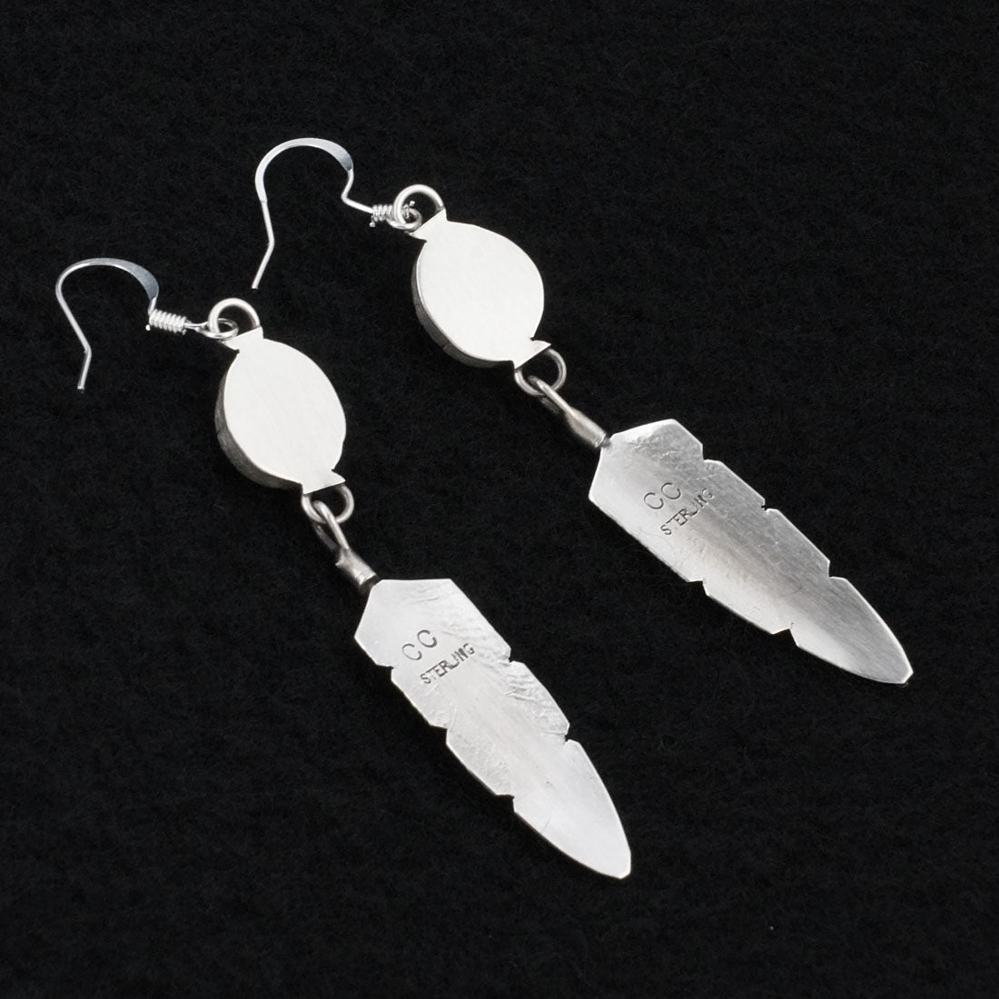 Chris Charley Turquoise & Sterling Silver Earrings