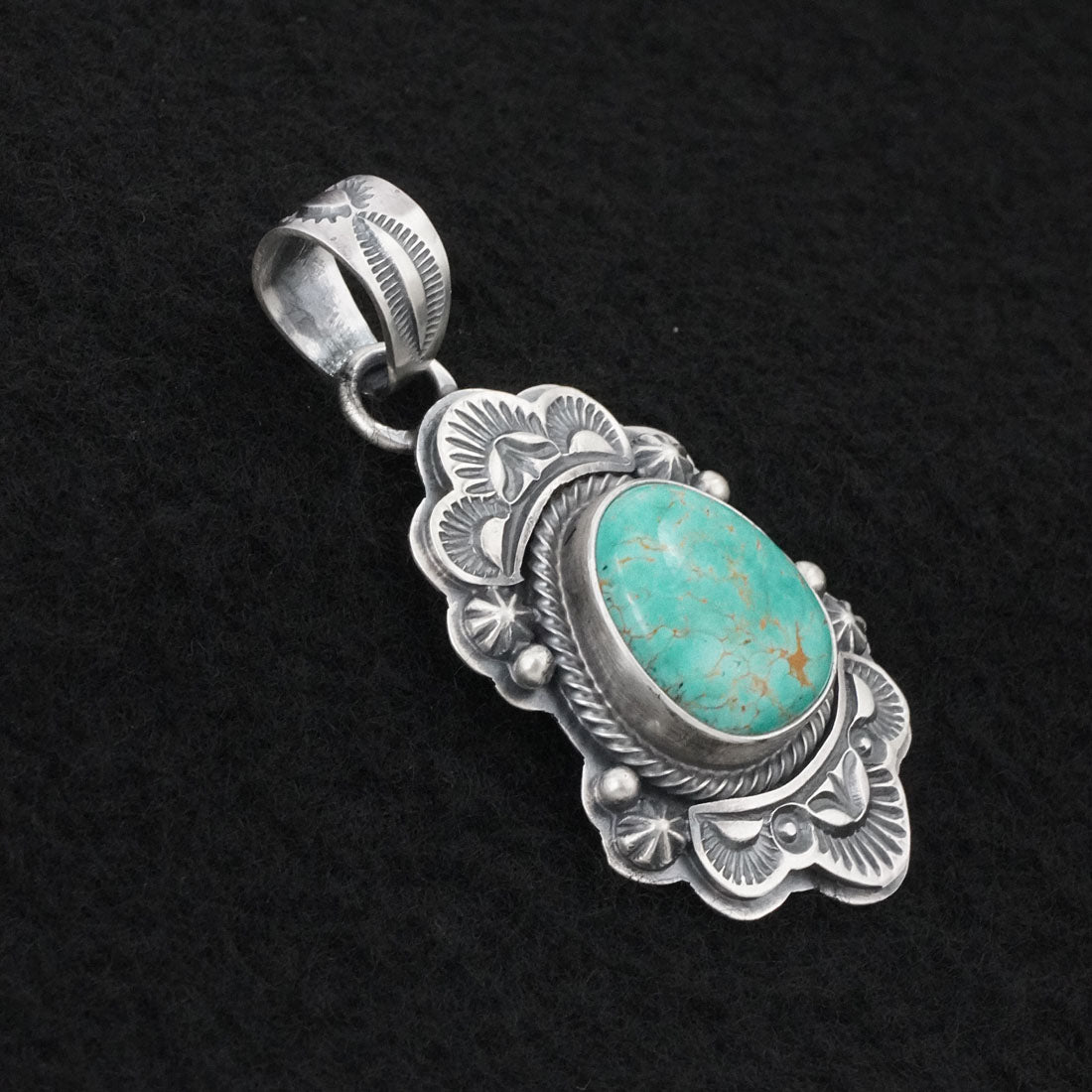 Randy Boyd Turquoise & Sterling Silver Pendant