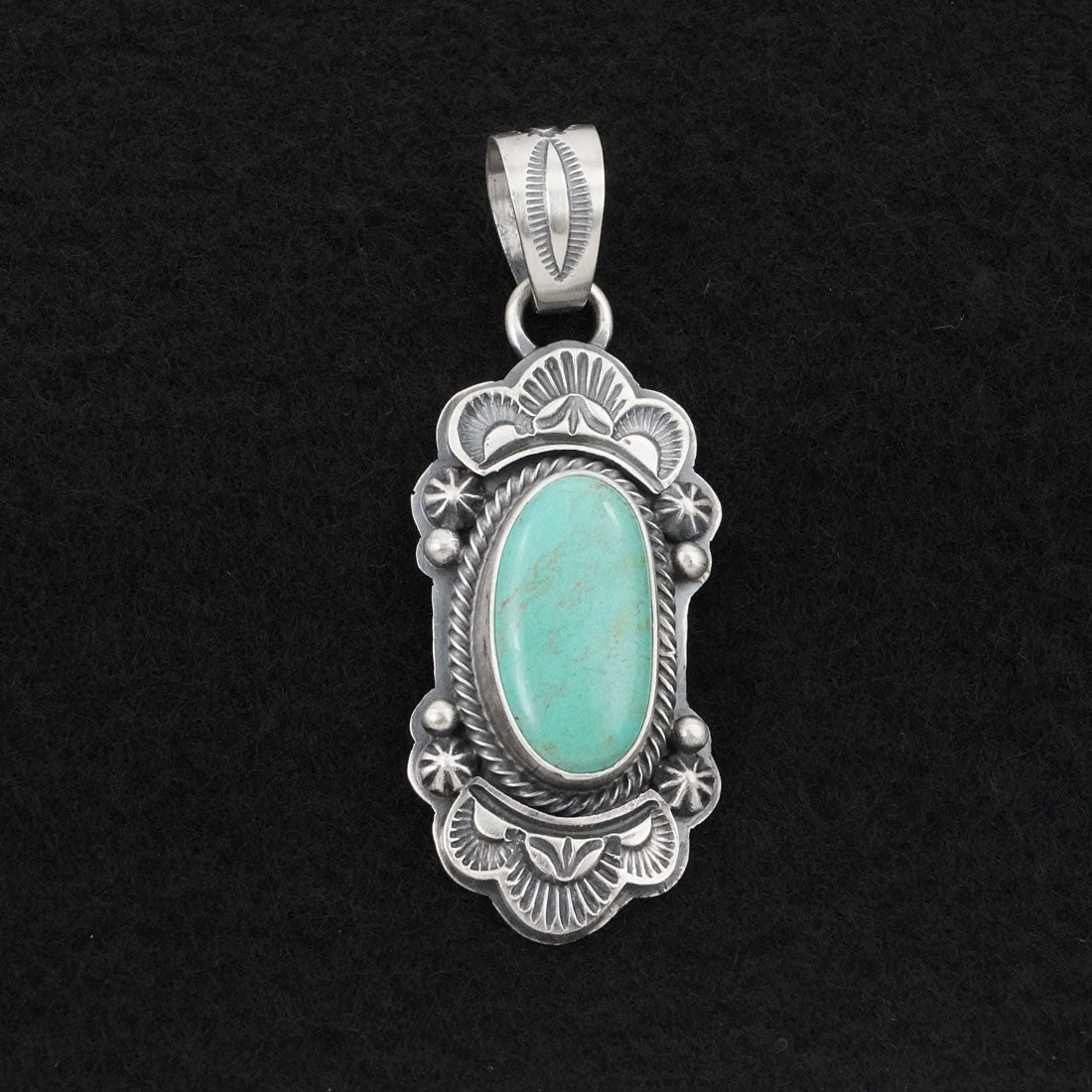 Randy Boyd Turquoise & Sterling Silver Pendant