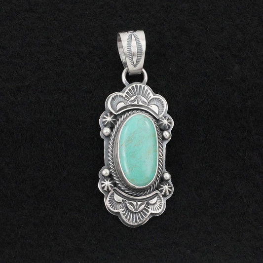 Randy Boyd Turquoise & Sterling Silver Pendant