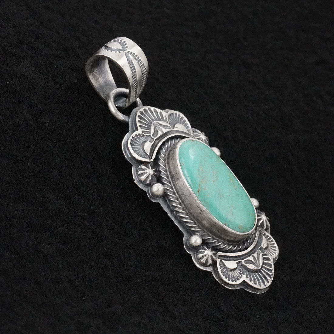 Randy Boyd Turquoise & Sterling Silver Pendant