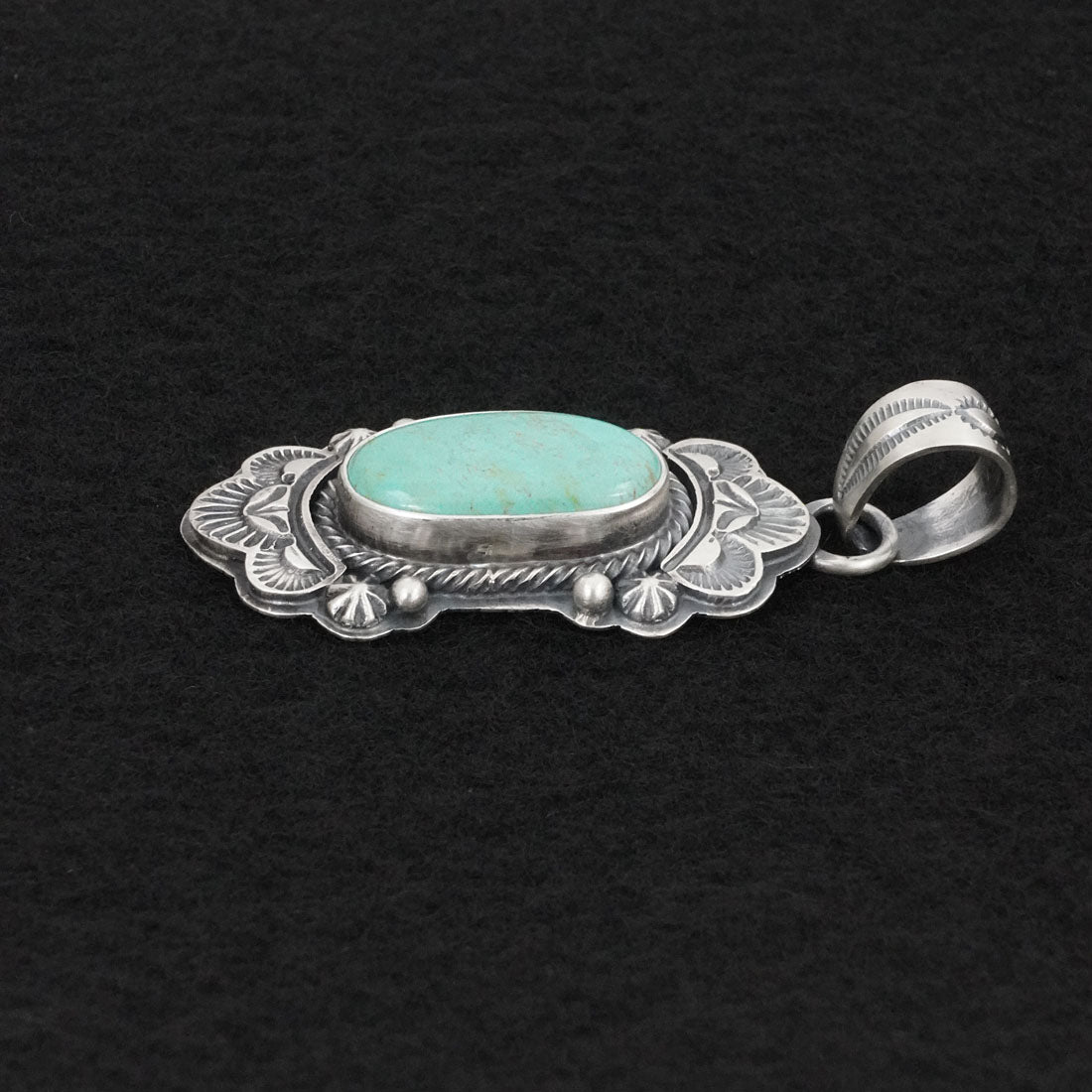Randy Boyd Turquoise & Sterling Silver Pendant