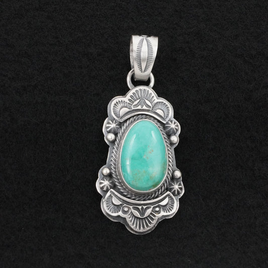 Randy Boyd Turquoise & Sterling Silver Pendant