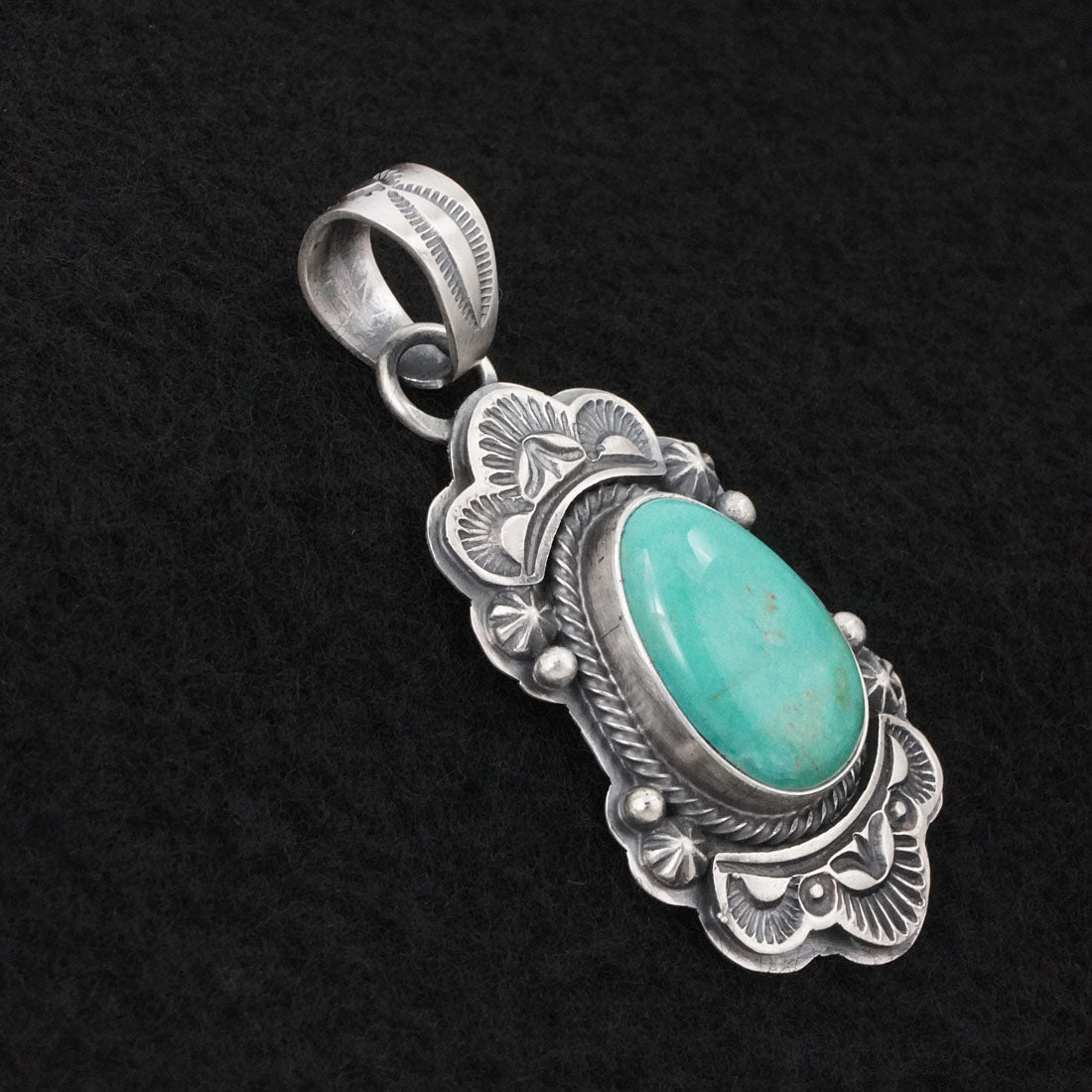 Randy Boyd Turquoise & Sterling Silver Pendant