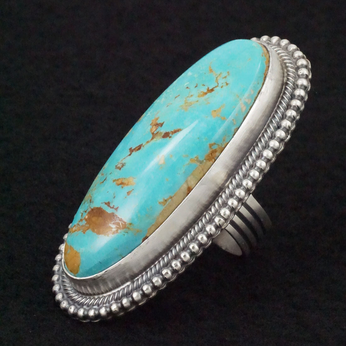 Randy Boyd Turquoise & Sterling Silver Ring Size 8.5