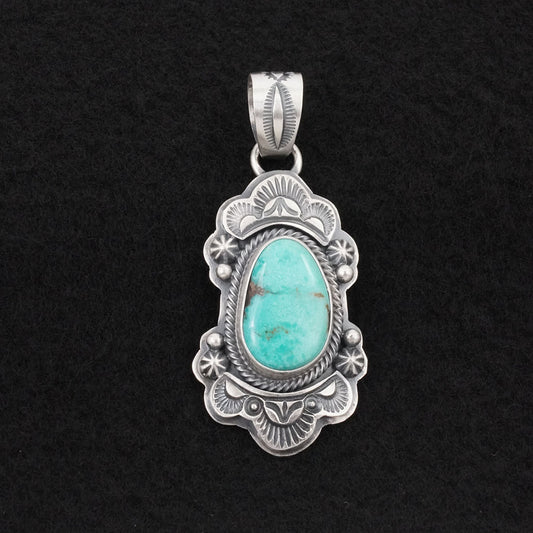 Randy Boyd Turquoise & Sterling Silver Pendant