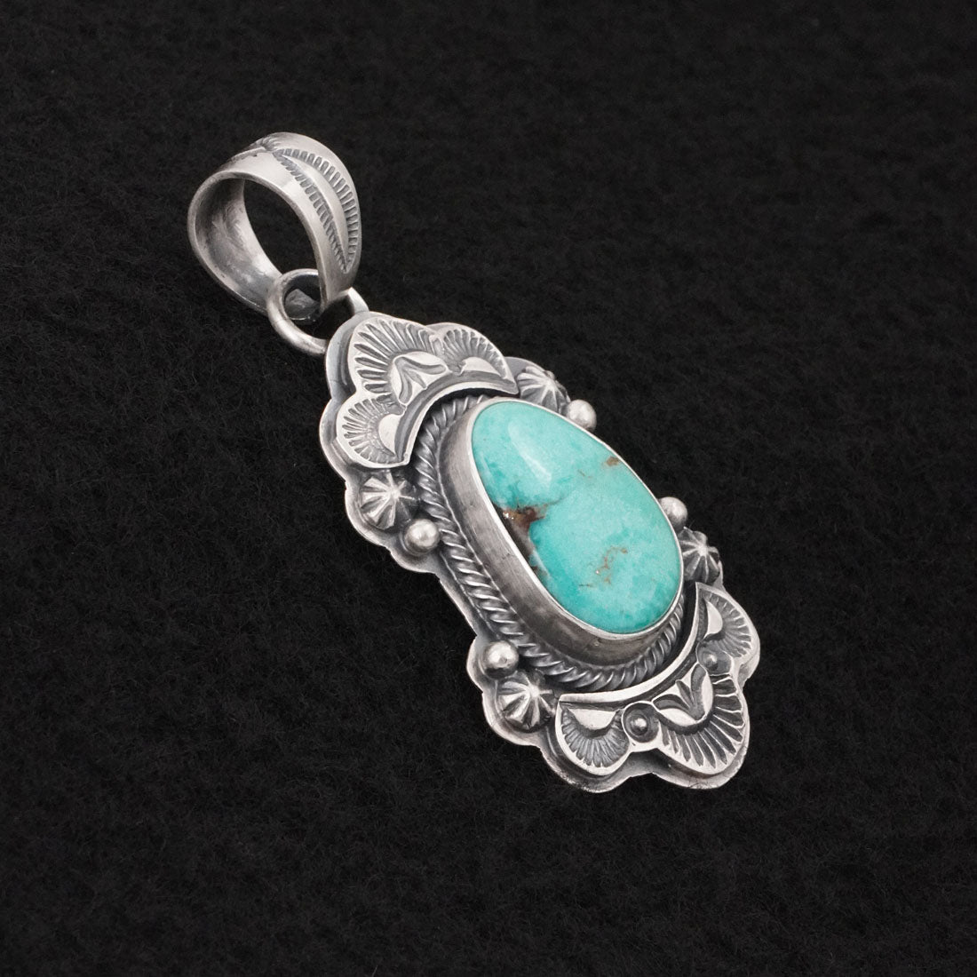 Randy Boyd Turquoise & Sterling Silver Pendant