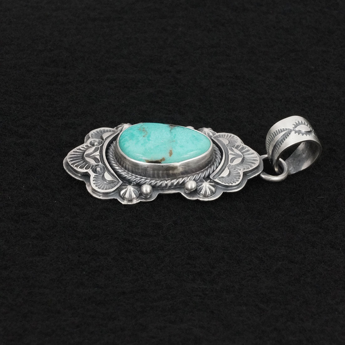 Randy Boyd Turquoise & Sterling Silver Pendant