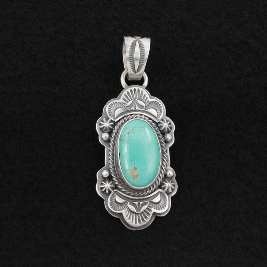 Randy Boyd Turquoise & Sterling Silver Pendant