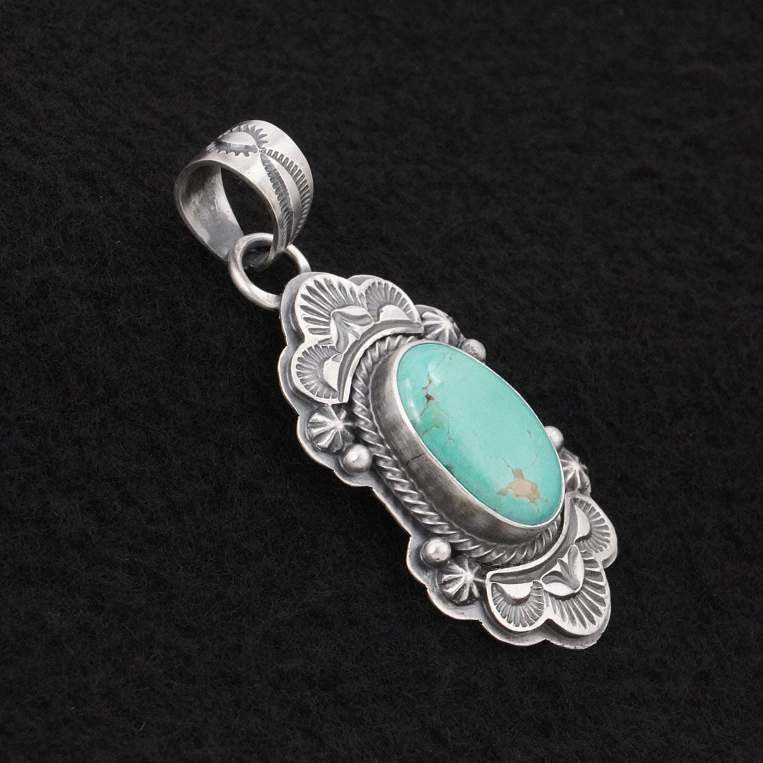 Randy Boyd Turquoise & Sterling Silver Pendant