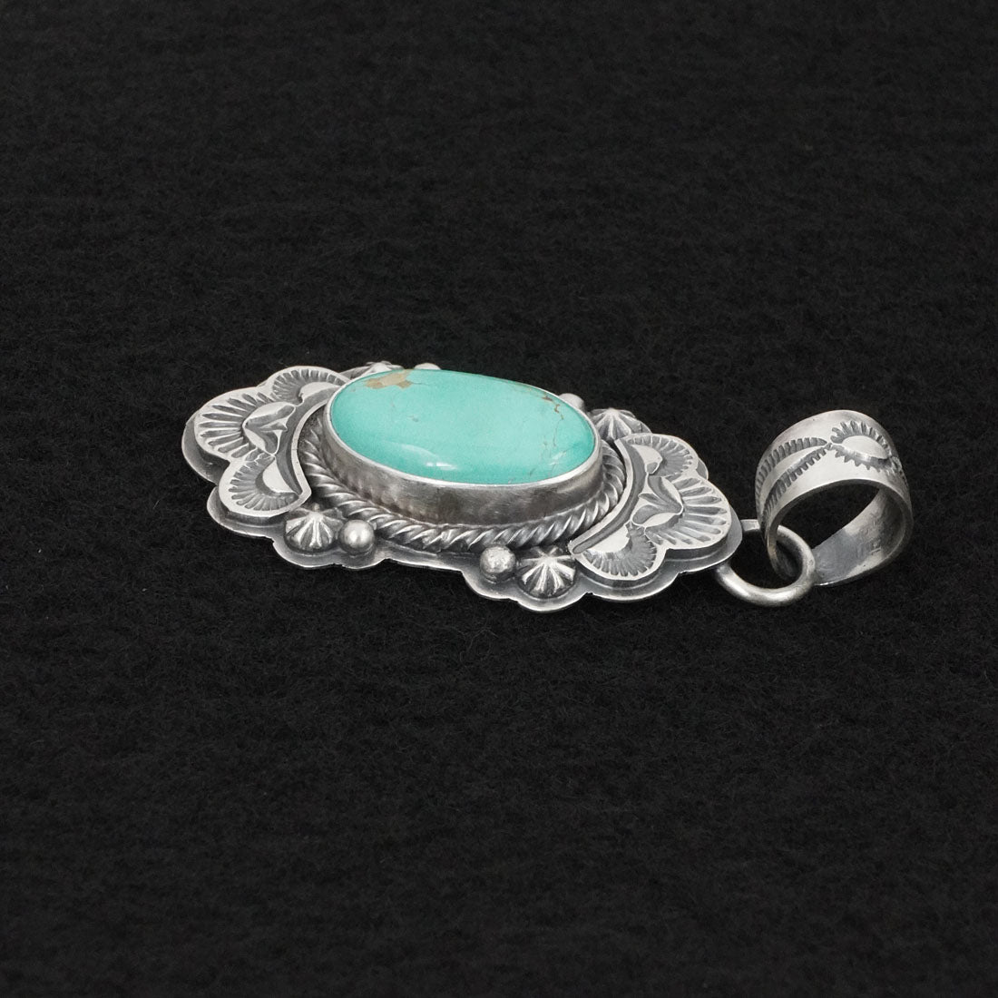 Randy Boyd Turquoise & Sterling Silver Pendant