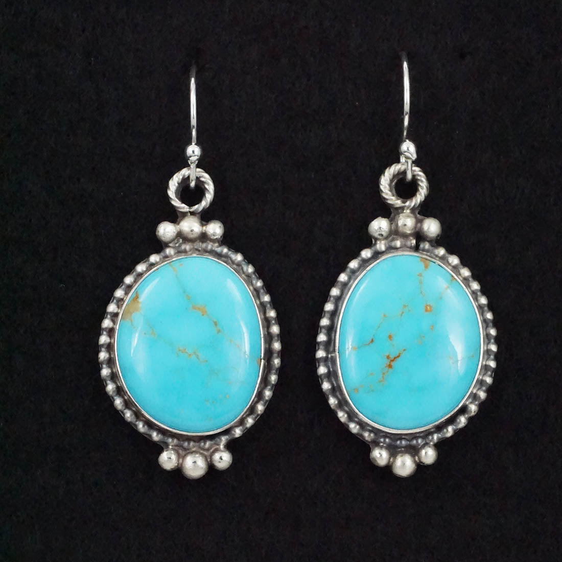 Jimmy Garcia Turquoise & Sterling Silver Earrings