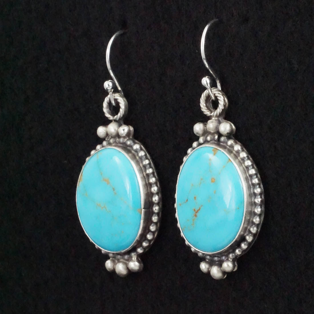 Jimmy Garcia Turquoise & Sterling Silver Earrings