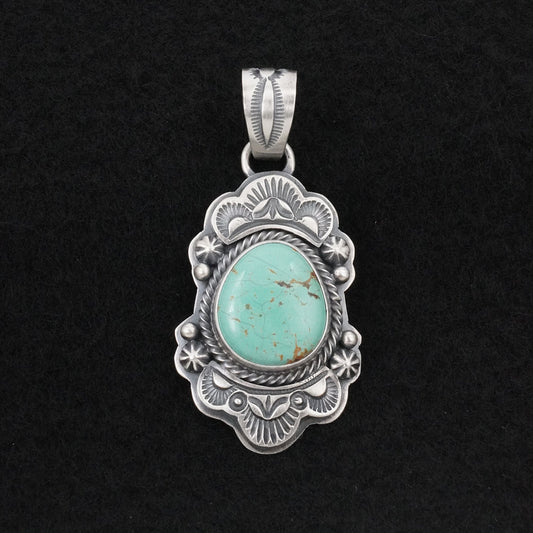 Randy Boyd Turquoise & Sterling Silver Pendant